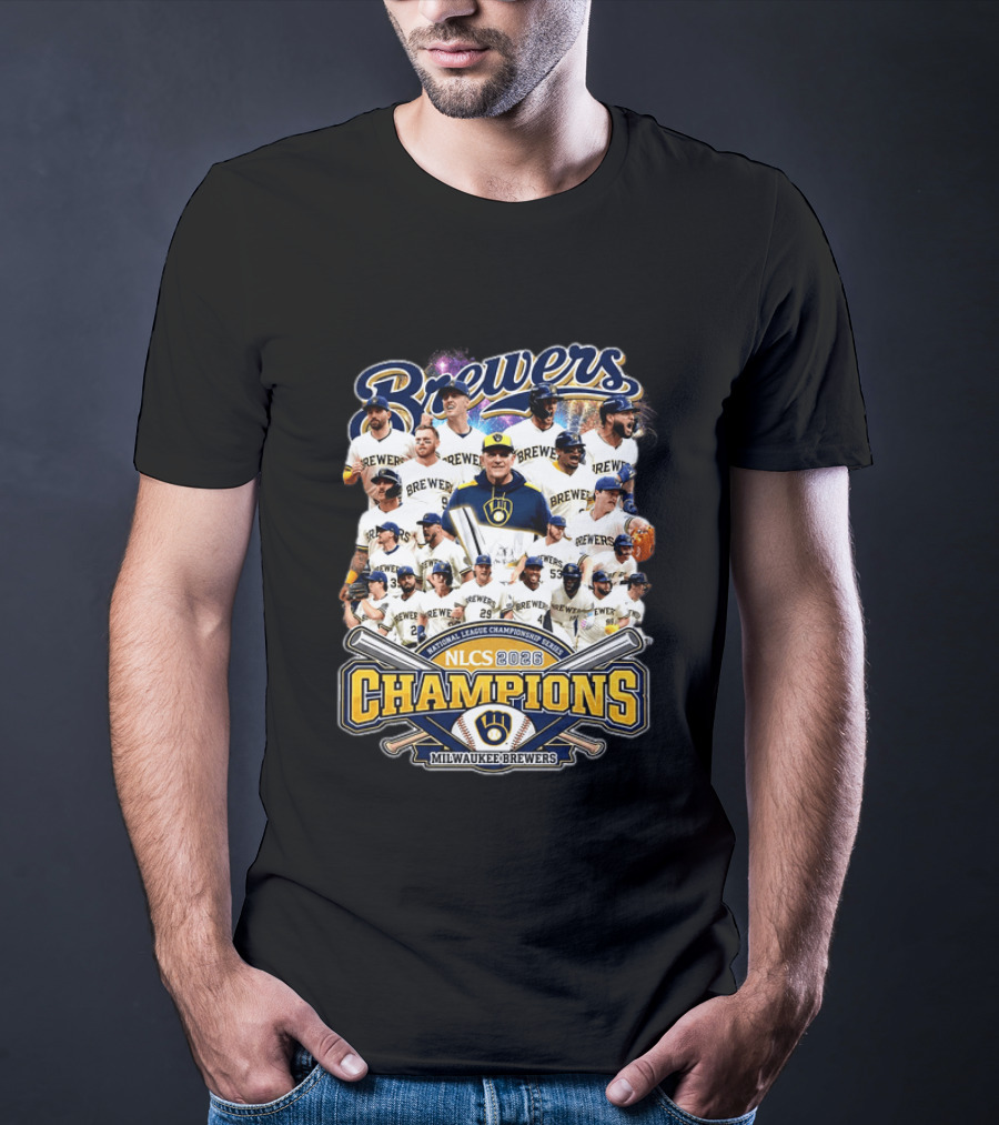 Brewers NLCS Champions 2026 Milwaukee Brewers Baseball T-Shirt