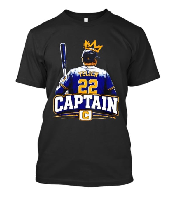 Yelich 22 Captain C Milwaukee Brewers NLCS 2026 T-Shirt