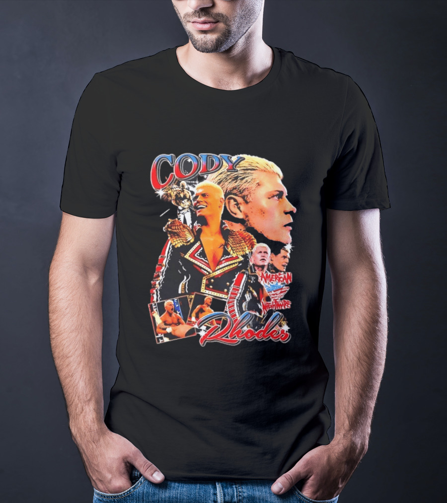 Cody Rhodes American Nightmare Retro Bootleg T-Shirt