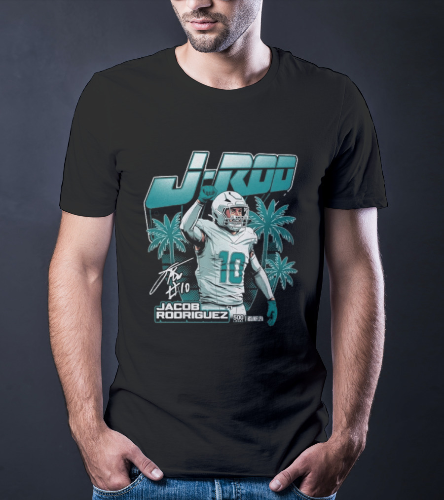 Jacob Rodriguez J Rod Miami Football 500 Wind T-Shirt