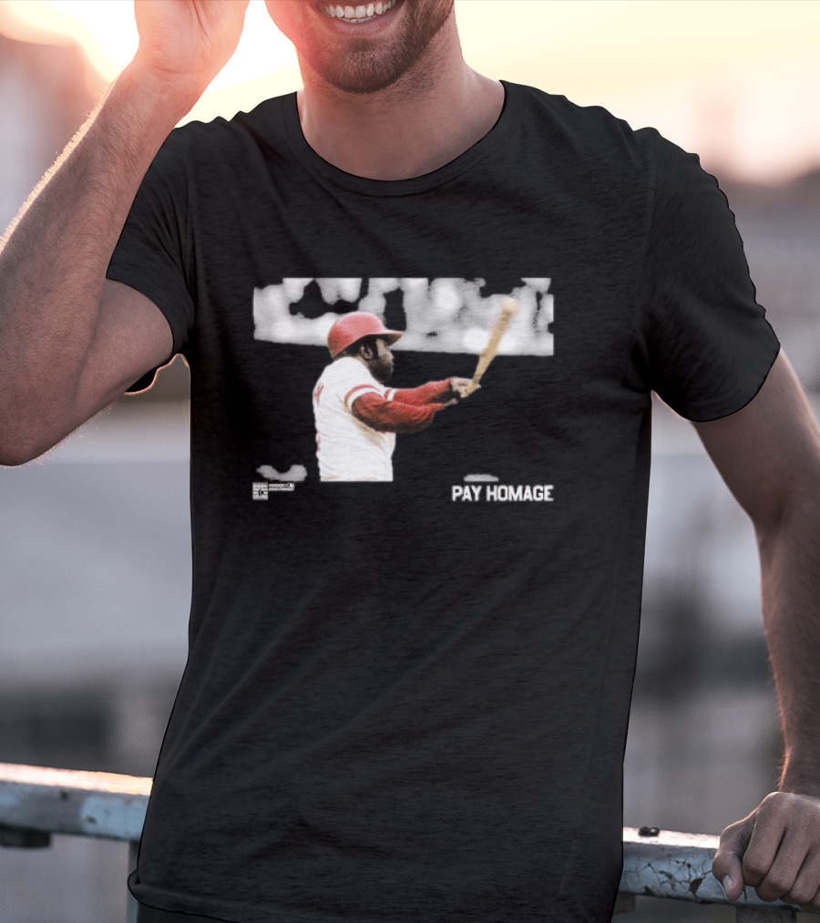 Joe Morgan Baseball Swing Pay Homage T-Shirt