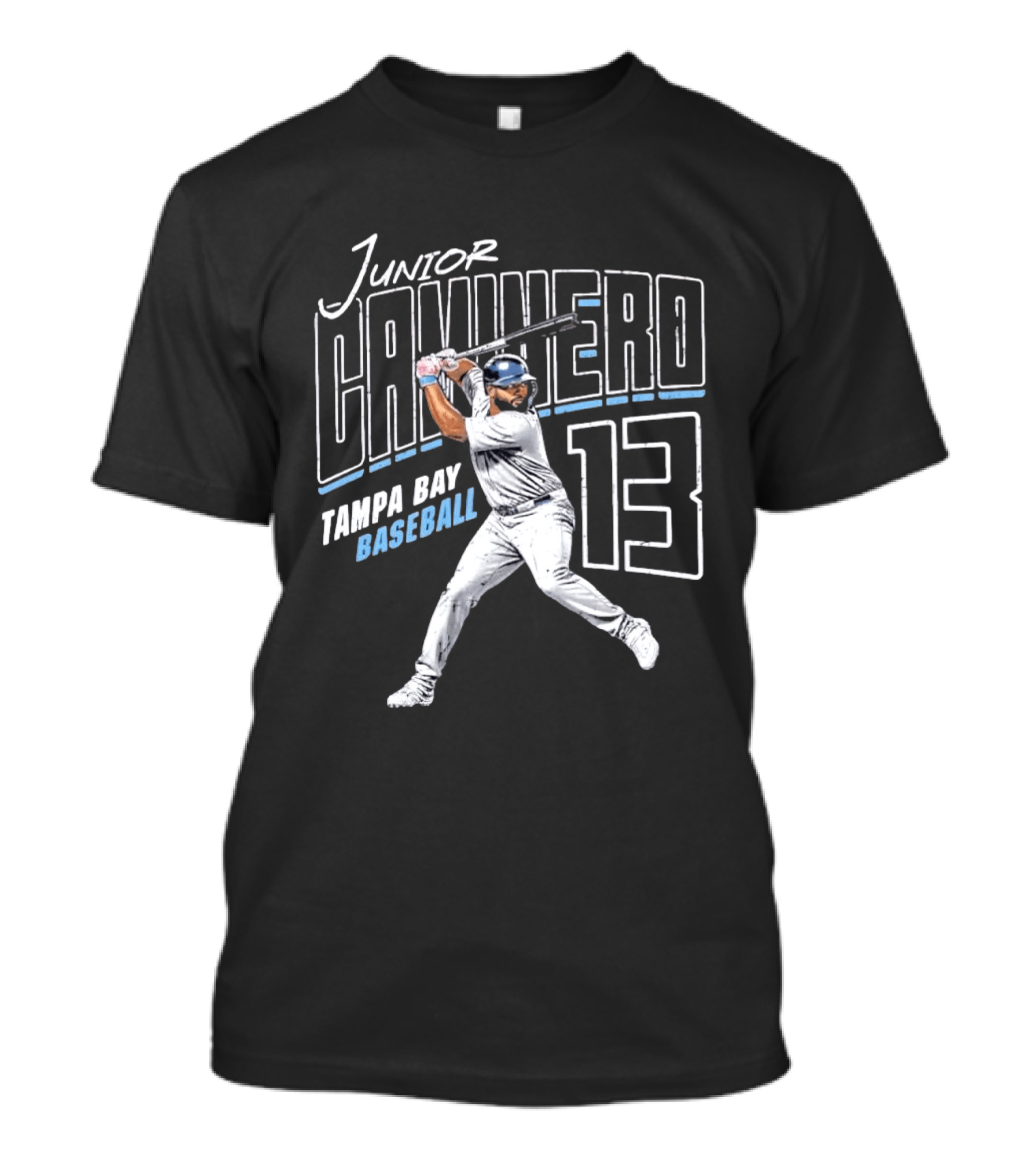 Junior Caminero 13 Tampa Bay Baseball Player T-Shirt
