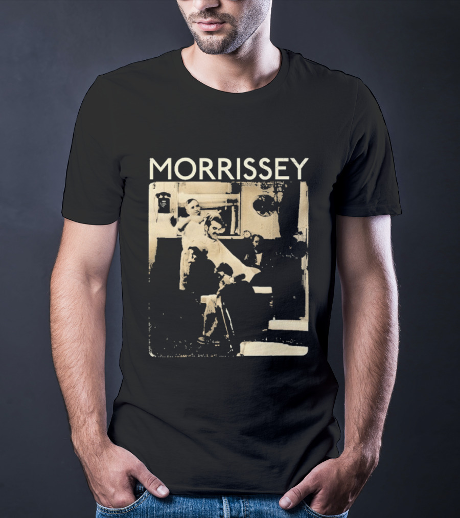 Morrissey Barbershop Scene 2026 Tour T-Shirt