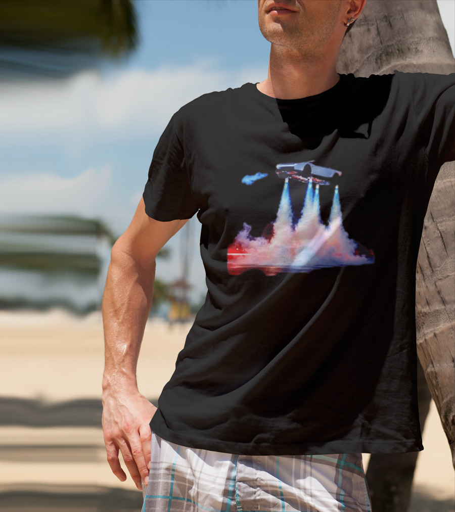 Tesla Flying Car Rocket Launch Innovation T-Shirt