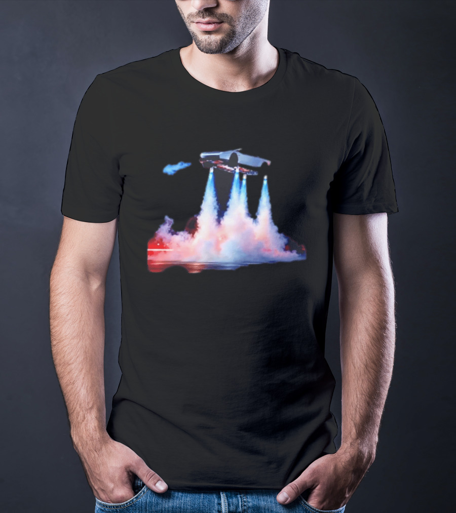 Tesla Flying Car Rocket Launch Innovation T-Shirt