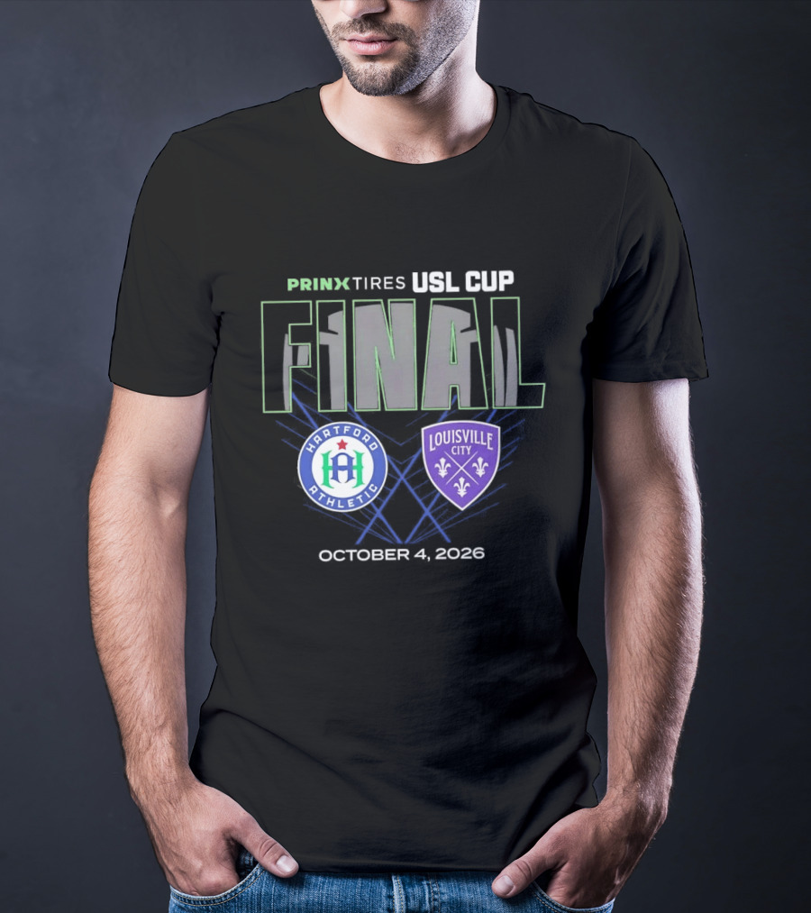 USL Cup 2026 Match Up Hartford Vs Louisville T-Shirt