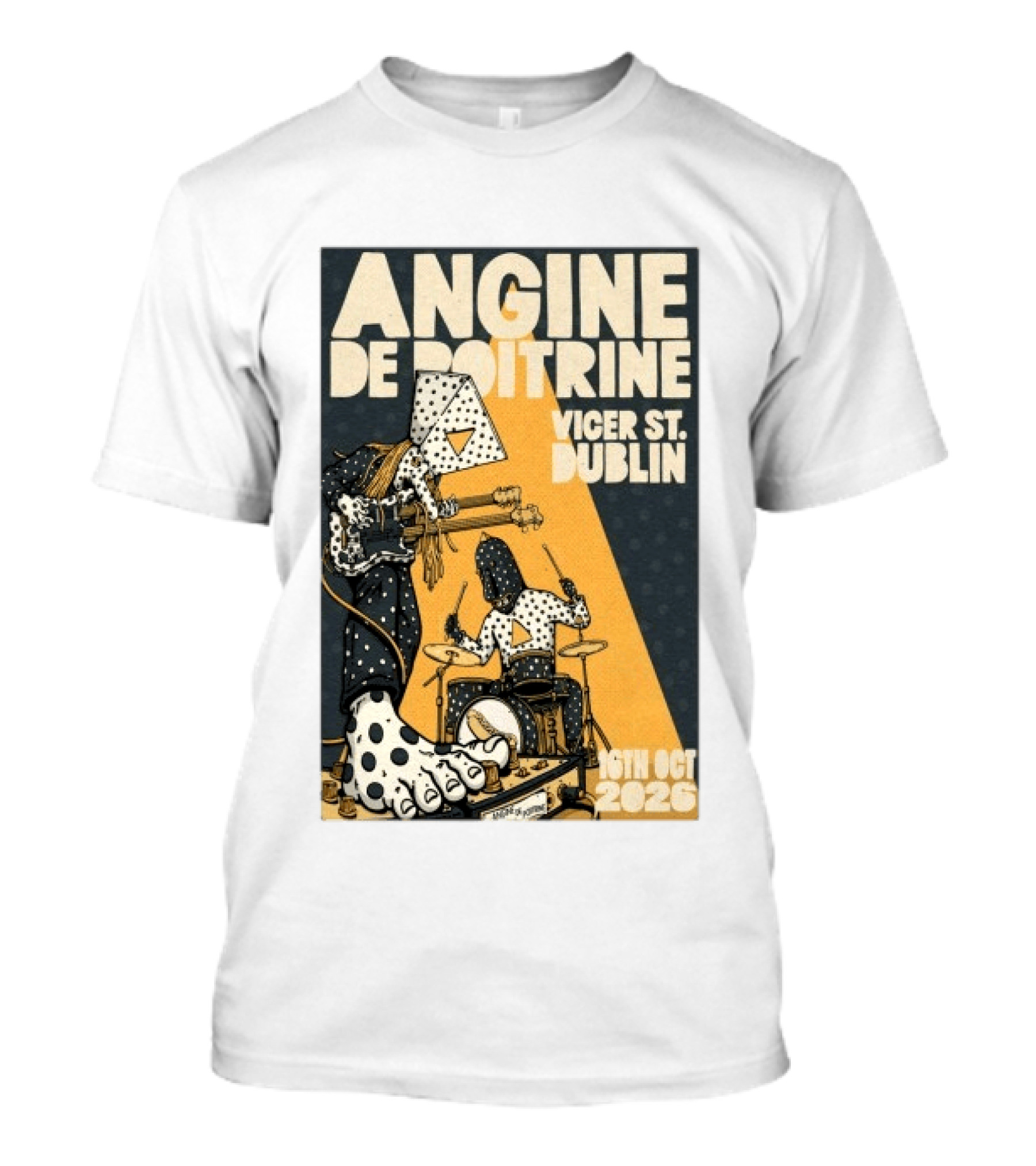 Angine De Poitrine Vicar Street Dublin 16th October 2026 T-Shirt