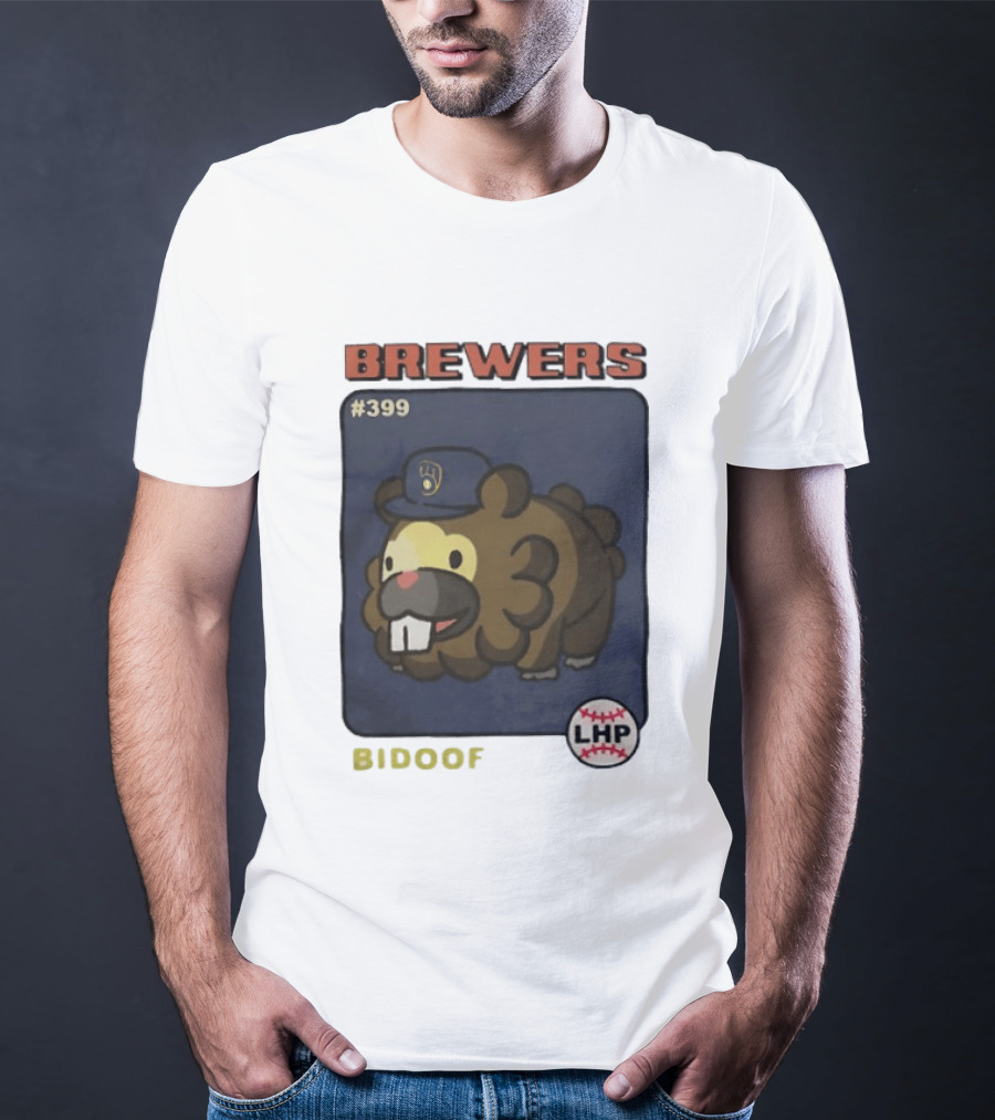 Brewers Bidoof #399 LHP Collaboration T-Shirt