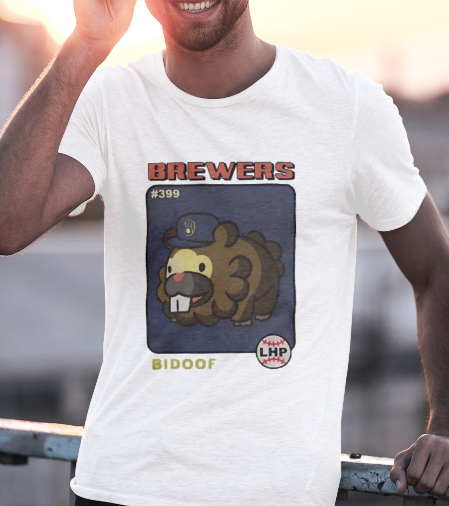 Brewers Bidoof #399 LHP Collaboration T-Shirt