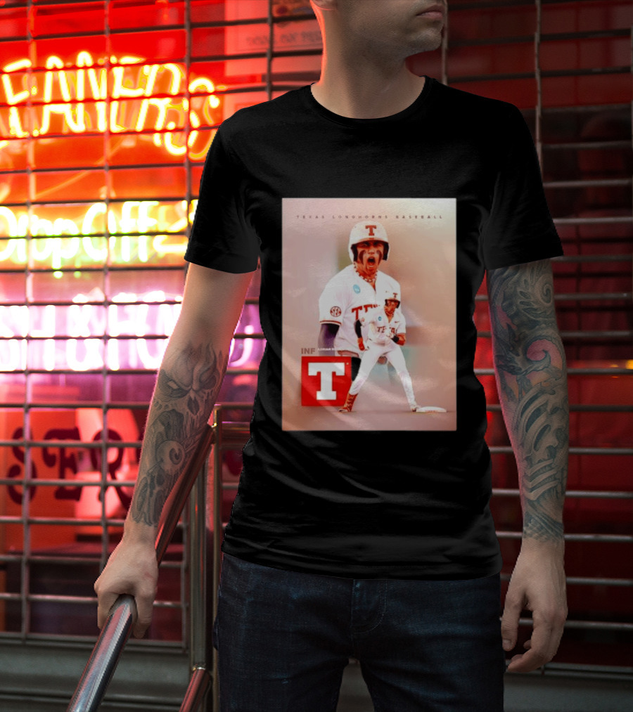Adrian Rodriguez INF Texas Longhorns Baseball Team T-Shirt
