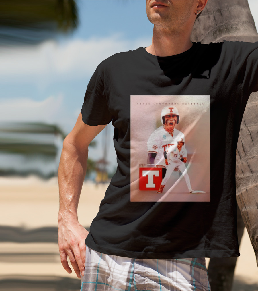 Adrian Rodriguez INF Texas Longhorns Baseball Team T-Shirt