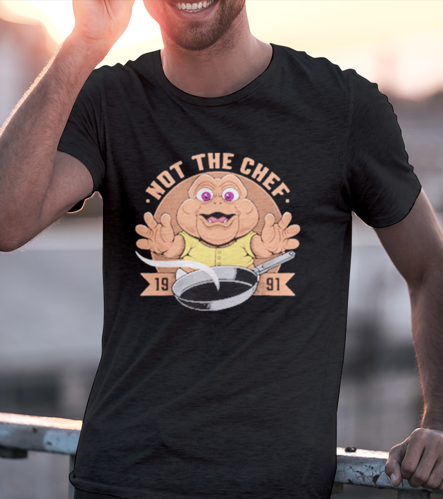 Baby Sinclair Not The Chef 1991 Pan Iconic TV Character Nostalgia T-Shirt