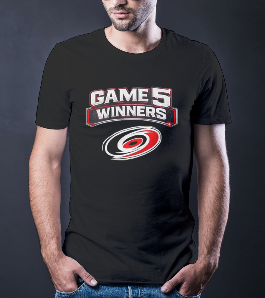 Carolina Hurricanes Game 5 Winners Celebration T-Shirt