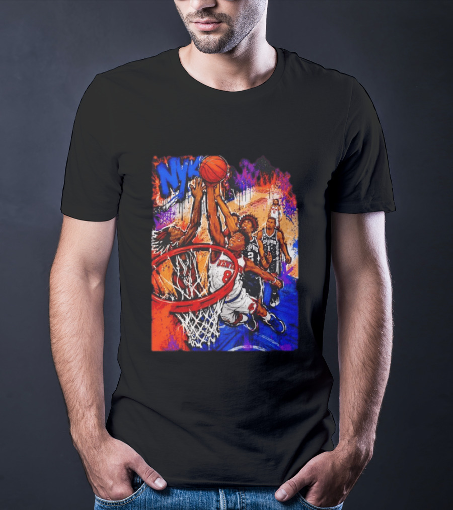 OG Anunoby New York Knicks NYK Basketball Art NBA T-Shirt