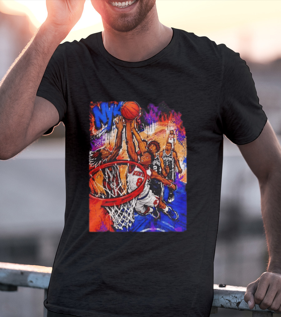 OG Anunoby New York Knicks NYK Basketball Art NBA T-Shirt