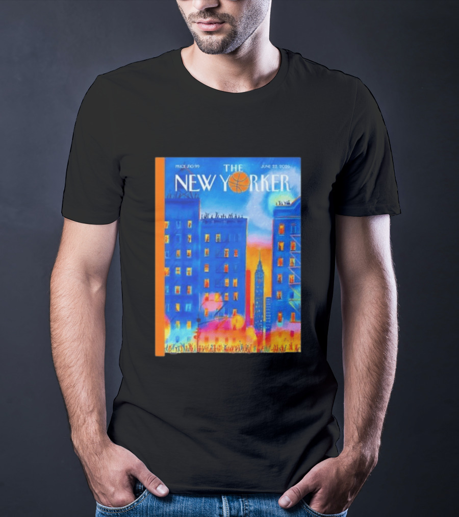 Pierre Emmanuel Lyet The New Yorker June 12 2023 Basketball Art Cover T-Shirt