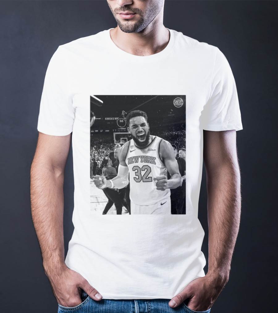 Knicks Nation Loud And Proud New York Basketball Karl Anthony Towns Celebration T-Shirt