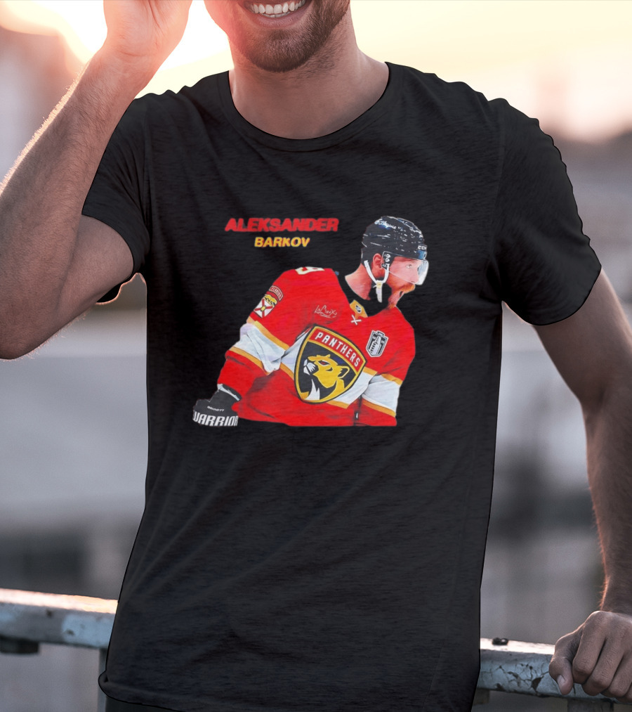 Aleksander Barkov Number 16 Florida Panthers Red Hockey Jersey T-Shirt