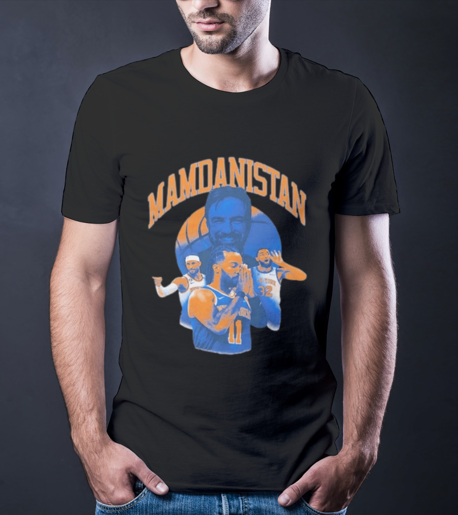 MAMDANISTAN Jalen Brunson New York Knicks Basketball Fan T-Shirt