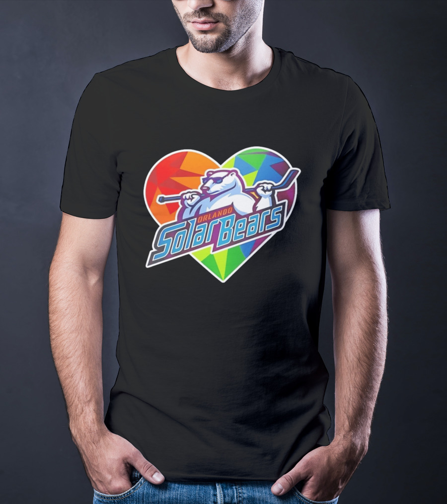 Orlando Solar Bears Pride Night 2026 Heart T-Shirt
