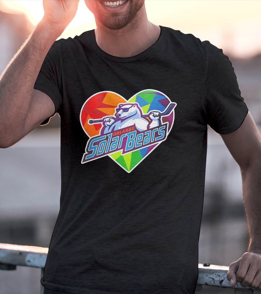 Orlando Solar Bears Pride Night 2026 Heart T-Shirt