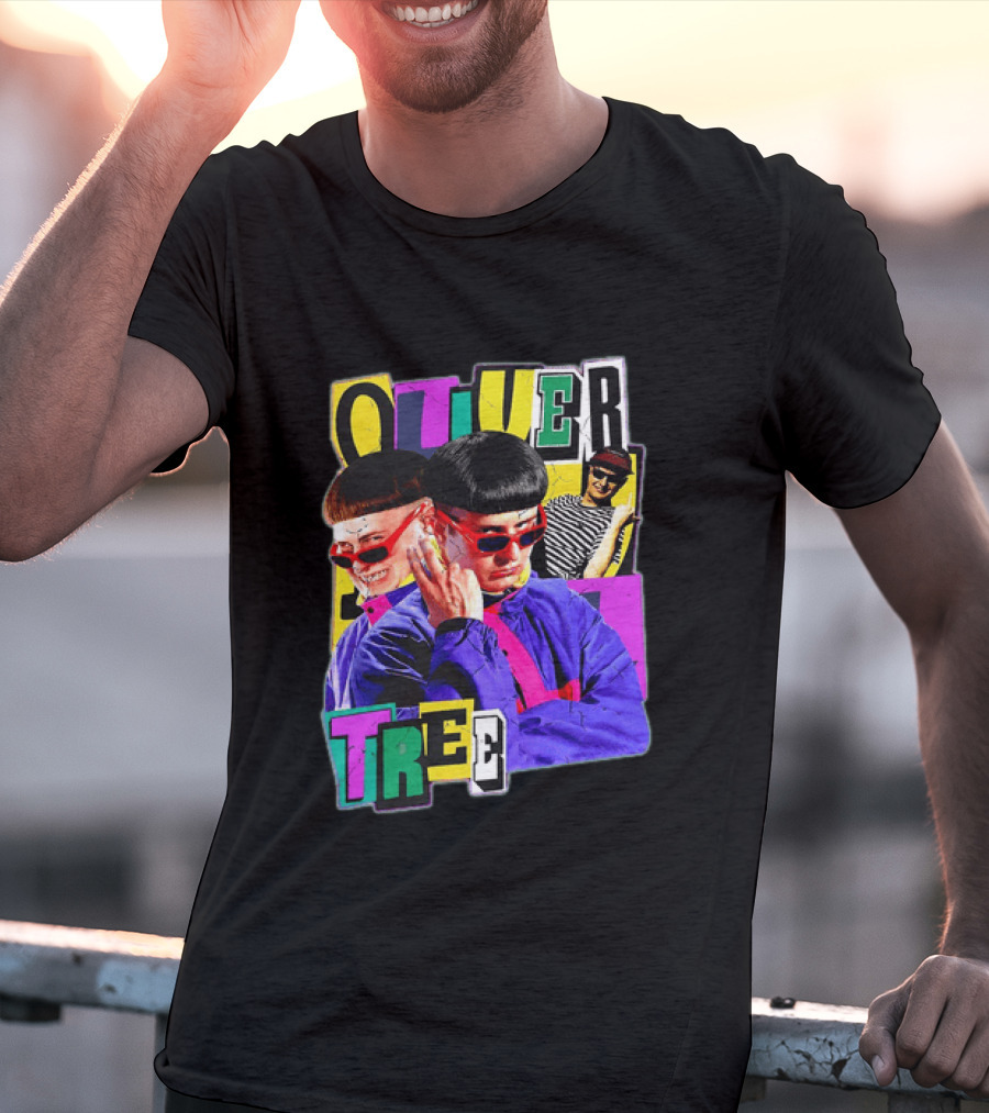 Oliver Tree 1993 2026 Memorial Collage With Retro Sunglasses T-Shirt