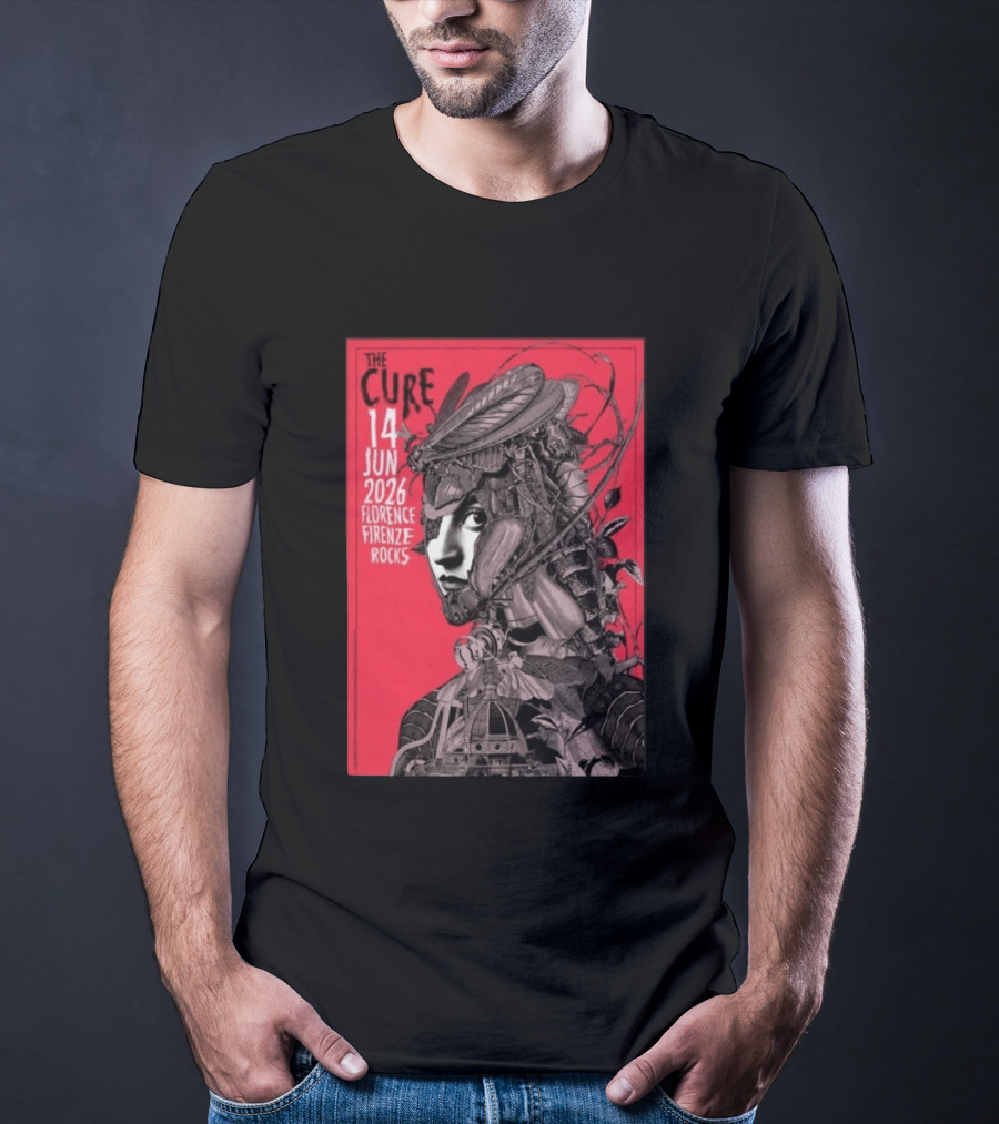 The Cure Florence Firenze Rocks June 14 2026 Festival T-Shirt