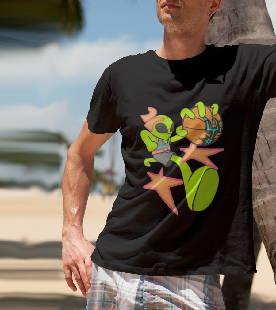 Victor Wembanyama Alien San Antonio Spurs 1 Basketball Star T-Shirt