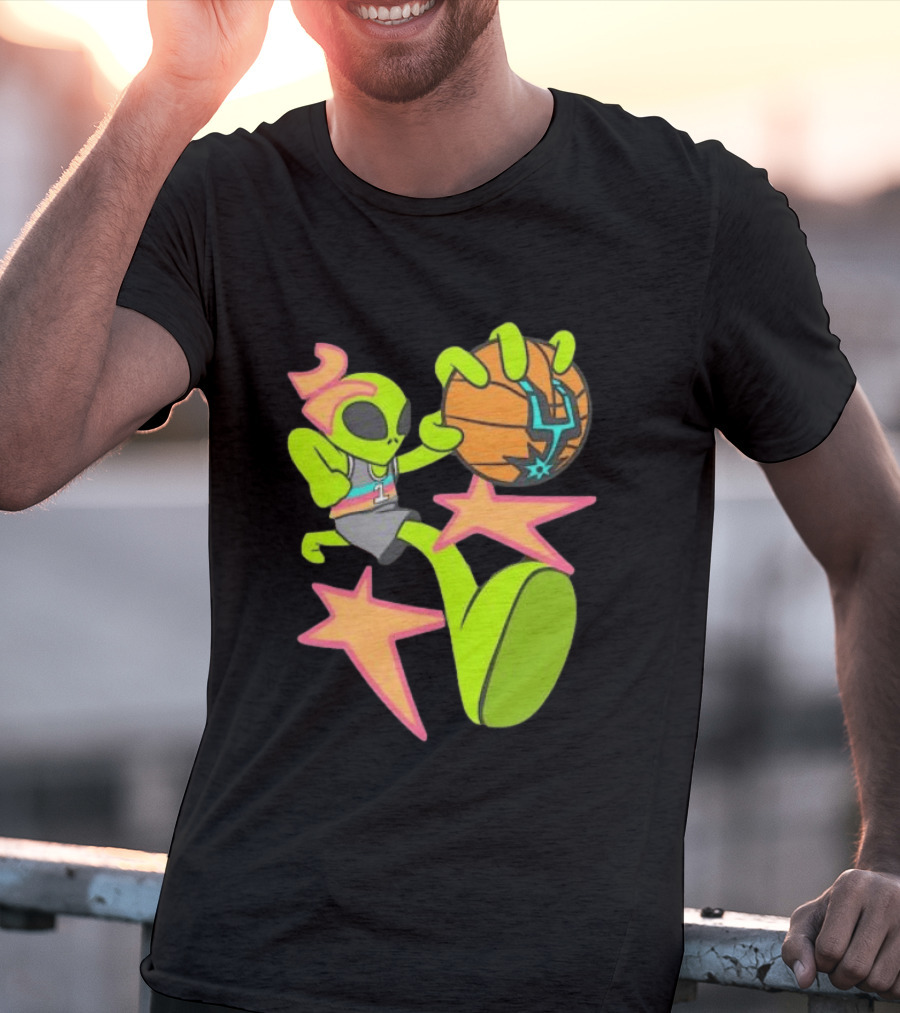 Victor Wembanyama Alien San Antonio Spurs 1 Basketball Star T-Shirt