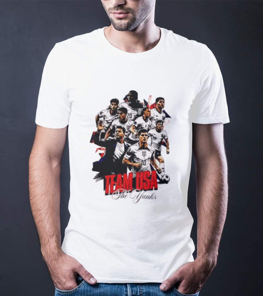 USMNT Christian Pulisic Mauricio Pochettino Team USA The Yanks T-Shirt