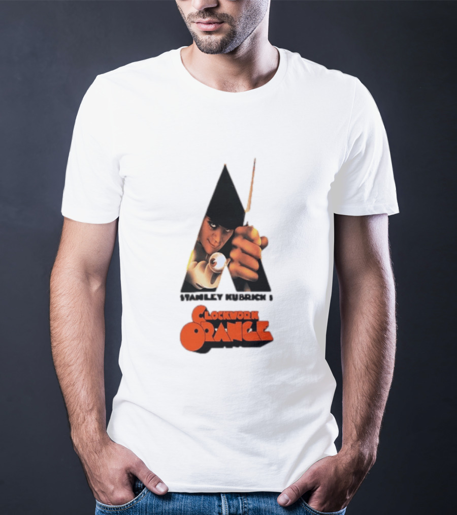Stanley Kubrick's A Work Orange Alex DeLarge Iconic Film T-Shirt