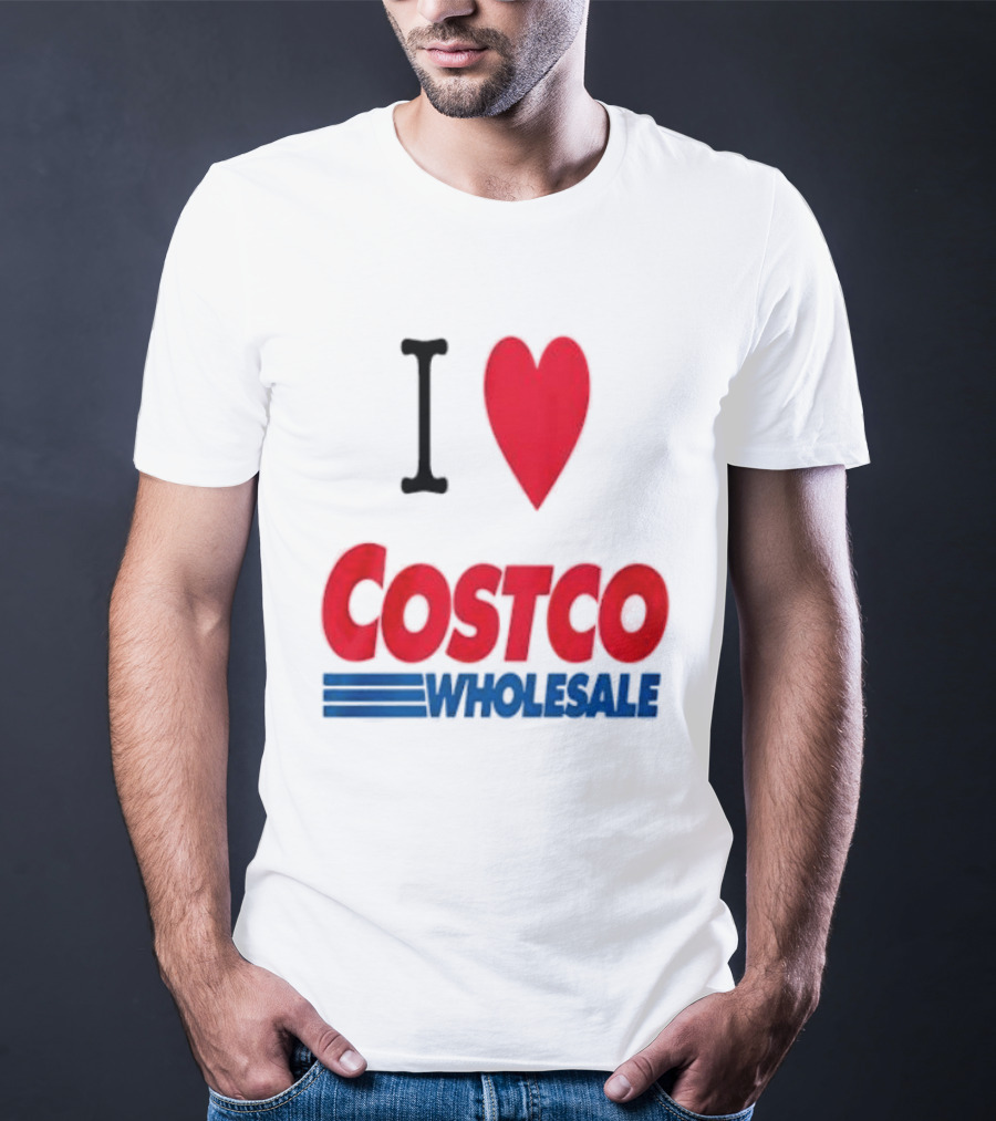 I Love Costco Wholesale Red Heart T-Shirt