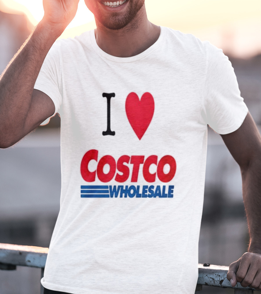 I Love Costco Wholesale Red Heart T-Shirt