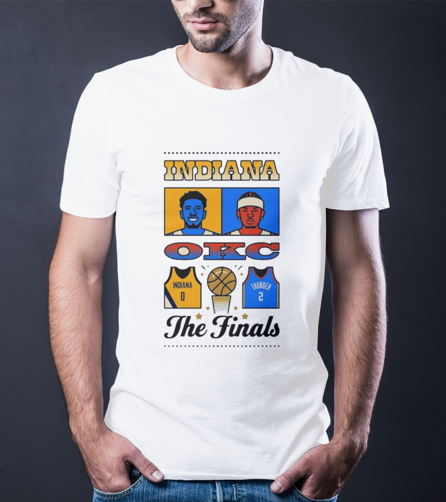 Indiana OKC Basketball The Finals Faceoff T-Shirt