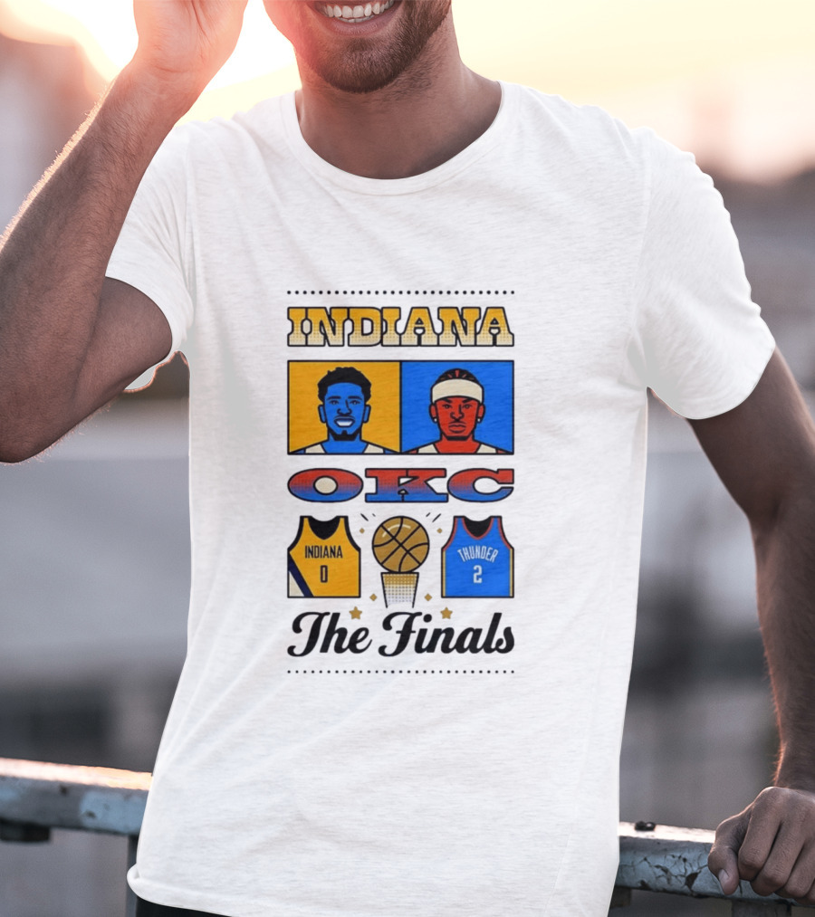 Indiana OKC Basketball The Finals Faceoff T-Shirt