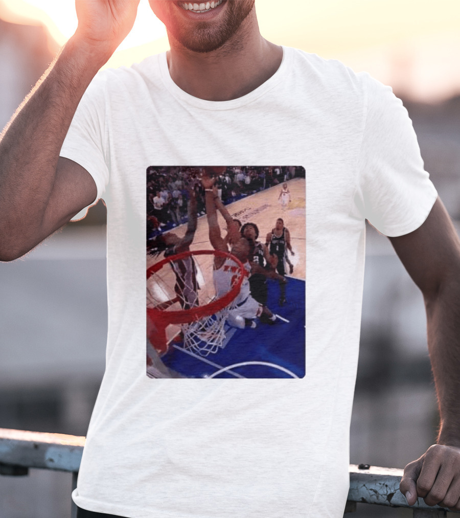 OG Anunoby Laocoon Knicks Game 4 Basketball Moment T-Shirt