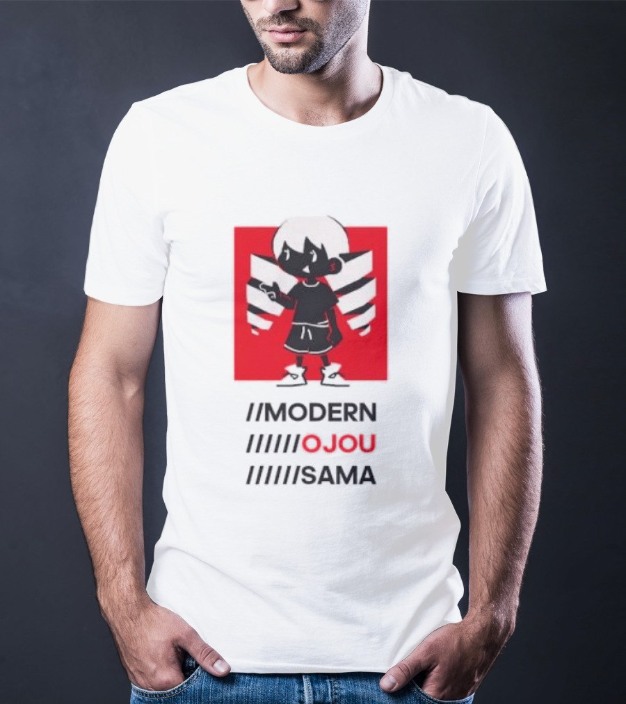 Modern Ojou Sama Character With Bold Hairstyle And Attitude T-Shirt