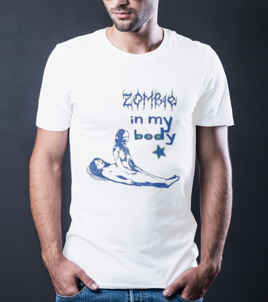 Olivia Rodrigo Zombie In My Body Blue Sketchy T-Shirt