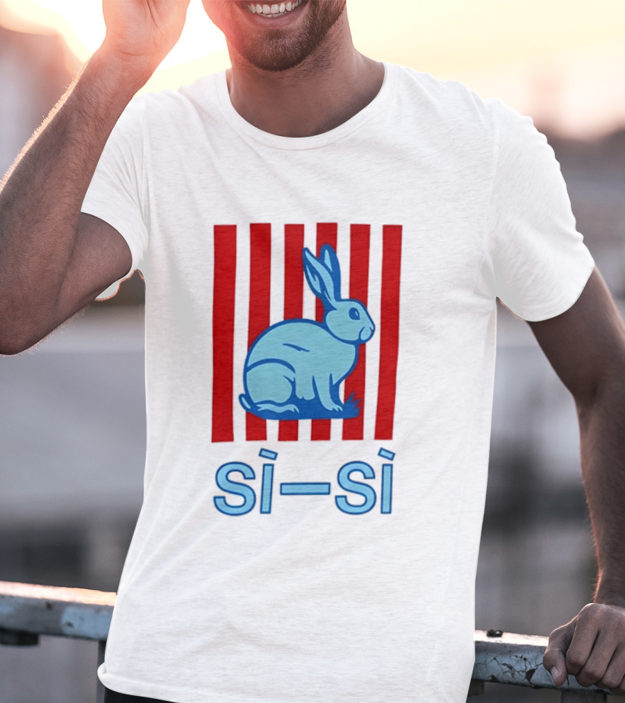 Rm Bottega Veneta Sisi Rabbit Stripes Si Si T-Shirt