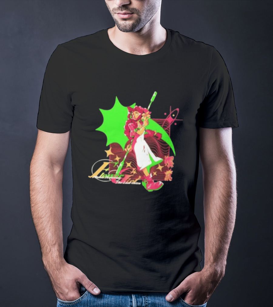 Aerith Gainsborough Final Fantasy VII Flower Girl Planet Protector Last Cetra Fantasy Art Nouveau T-Shirt