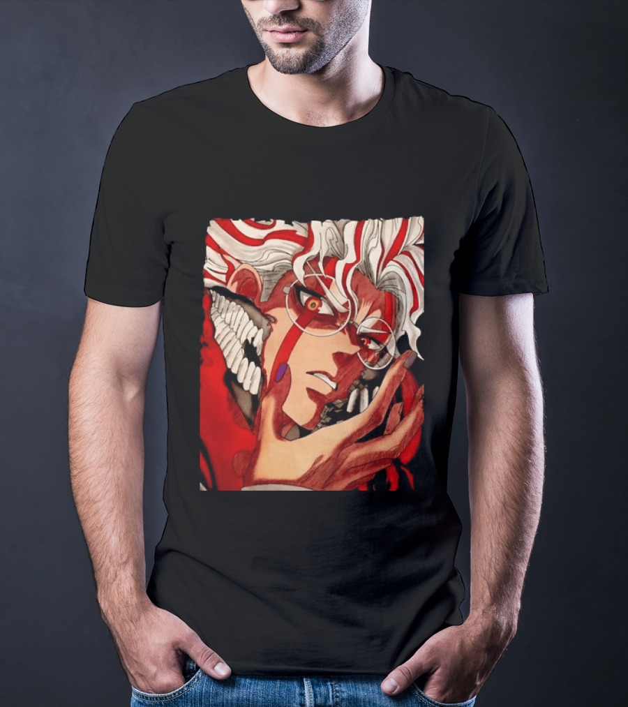 Akaza Kimetsu No Yaiba Upper Rank Three Anime T-Shirt