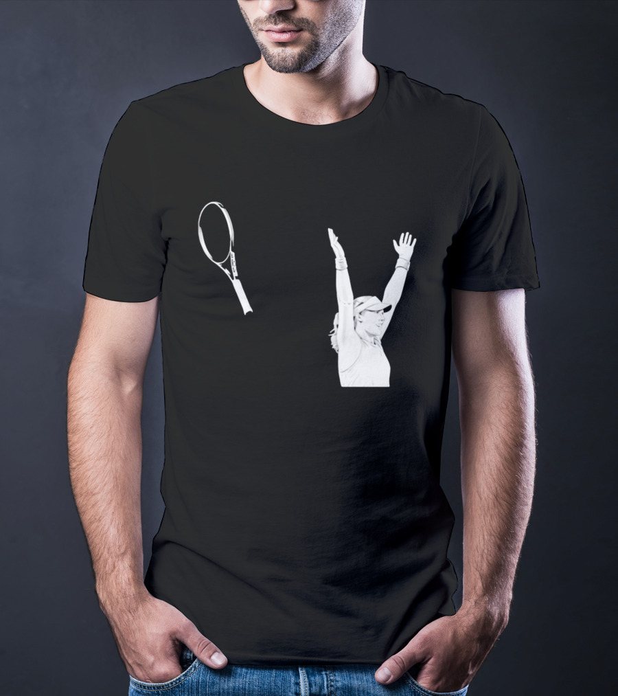Babolat Tennis Player Celebration Arms Raised Victory T-Shirt