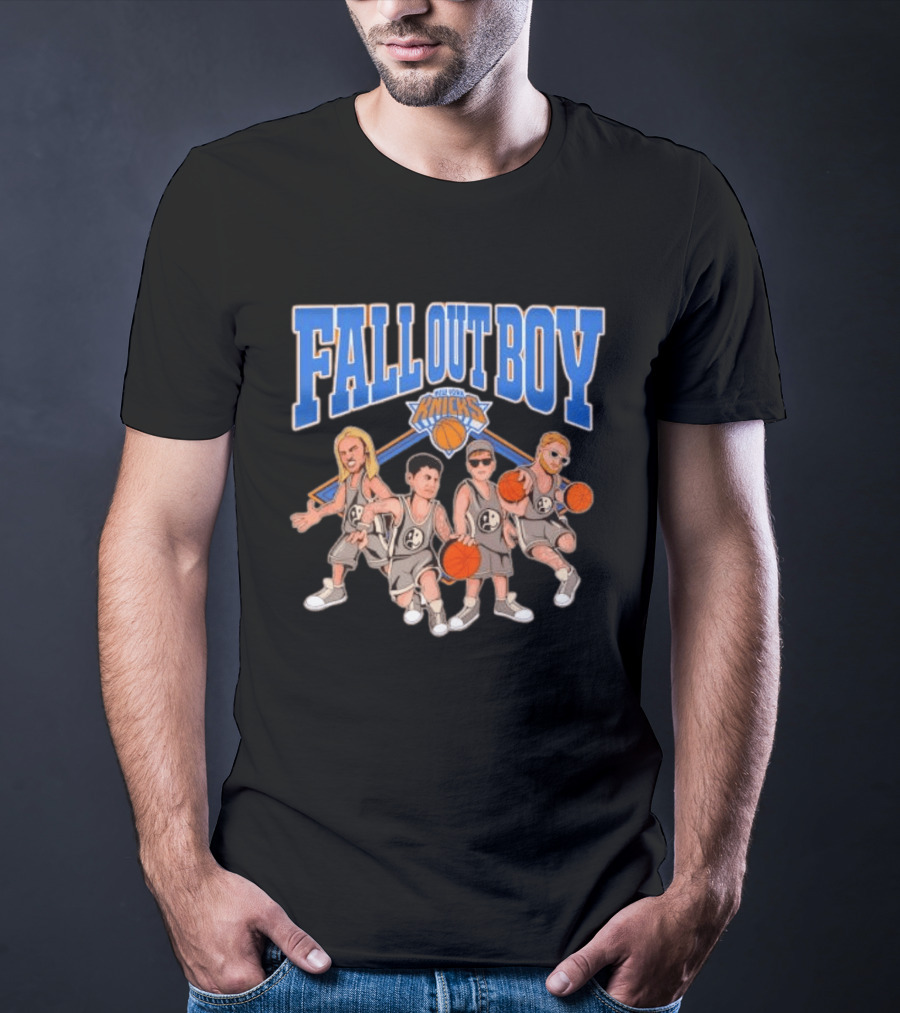 Fall Out Boy New York Knicks So Much For Our Dust Basketball Band Effort T-Shirt