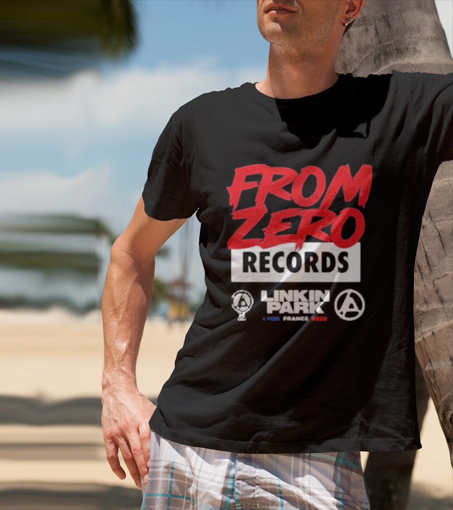 From Zero Records Linkin Park Lyon France 2026 T-Shirt