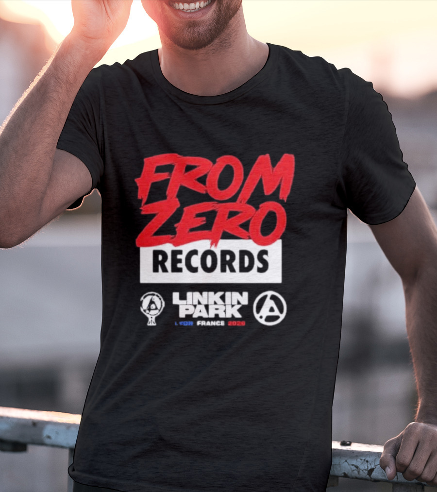 From Zero Records Linkin Park Lyon France 2026 T-Shirt