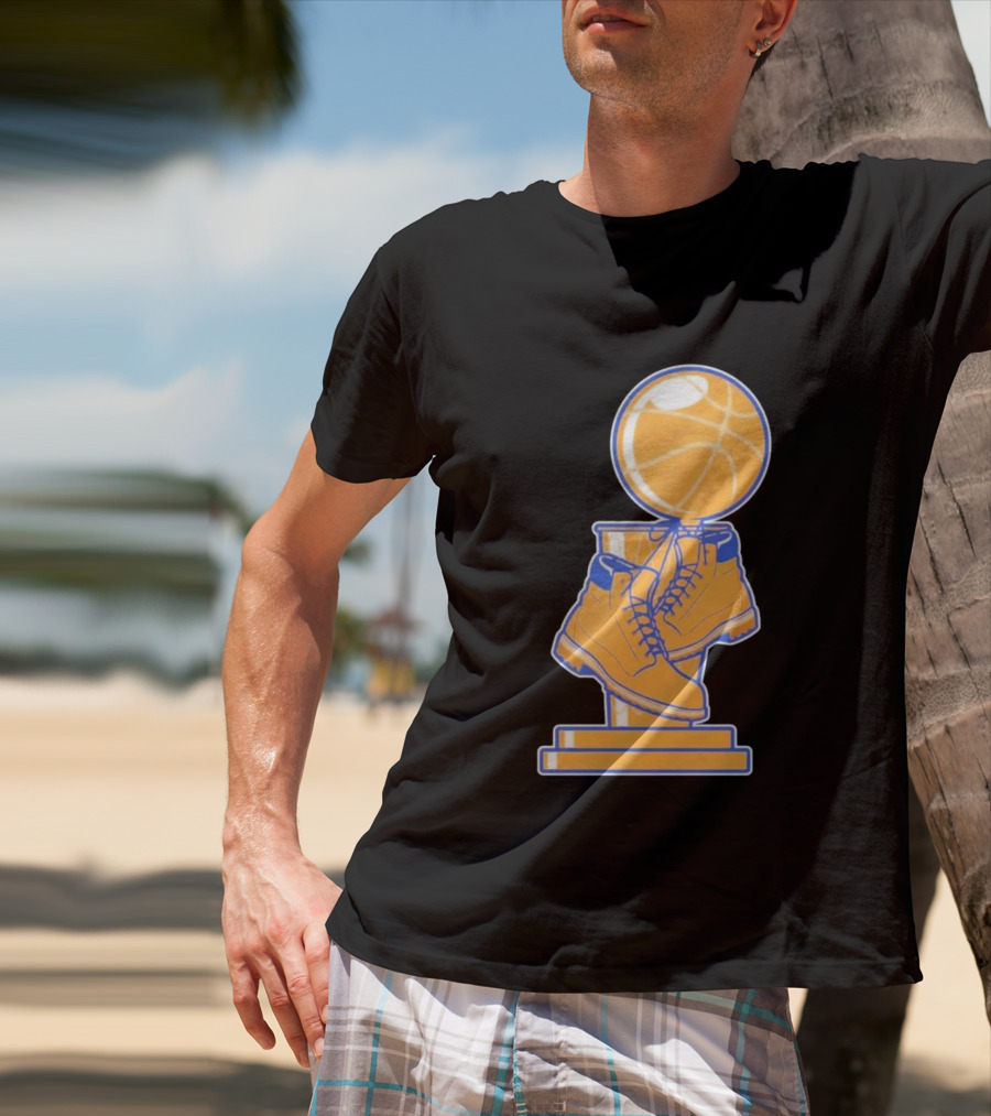 NY Basketball Trophy Timberland Boots T-Shirt