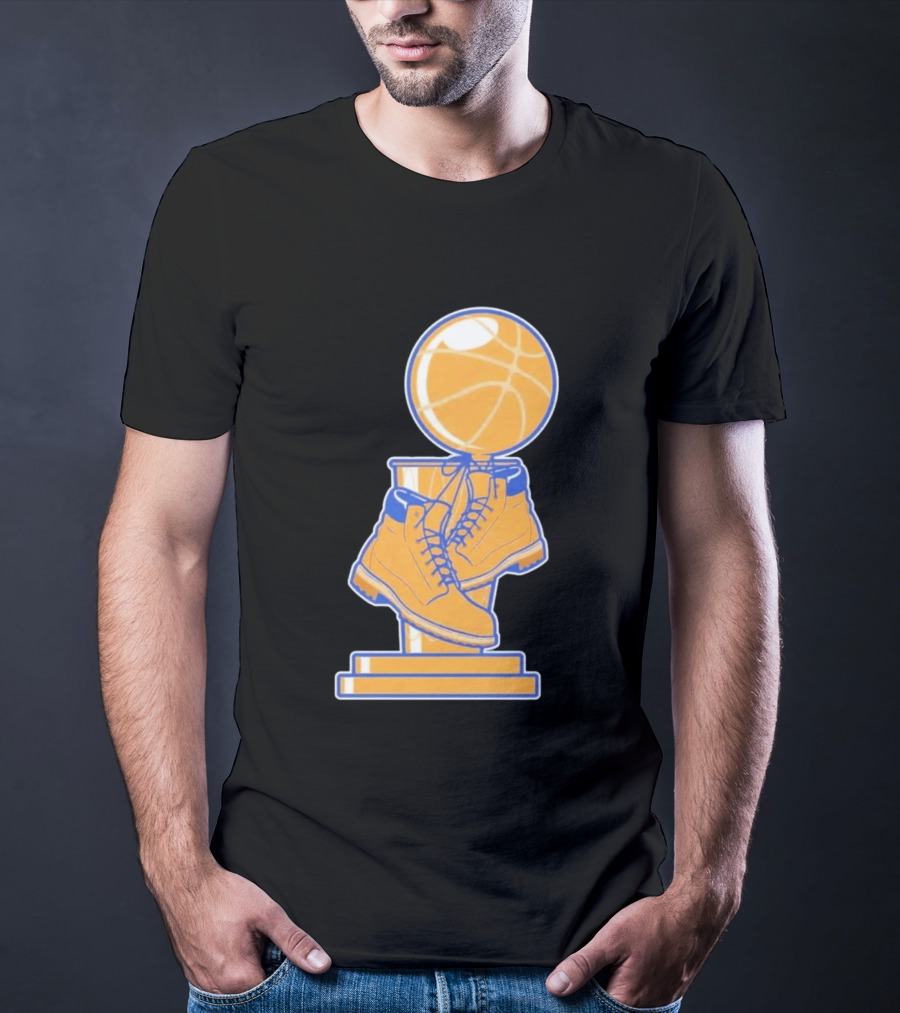 NY Basketball Trophy Timberland Boots T-Shirt