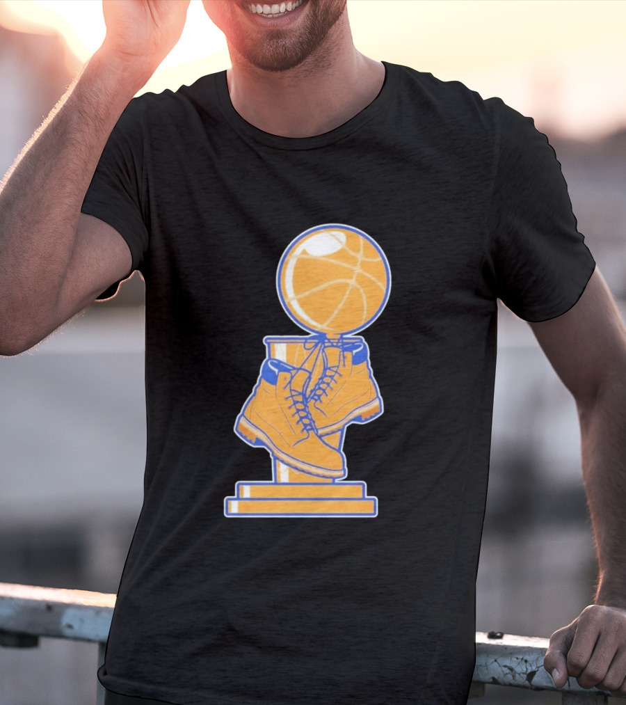 NY Basketball Trophy Timberland Boots T-Shirt