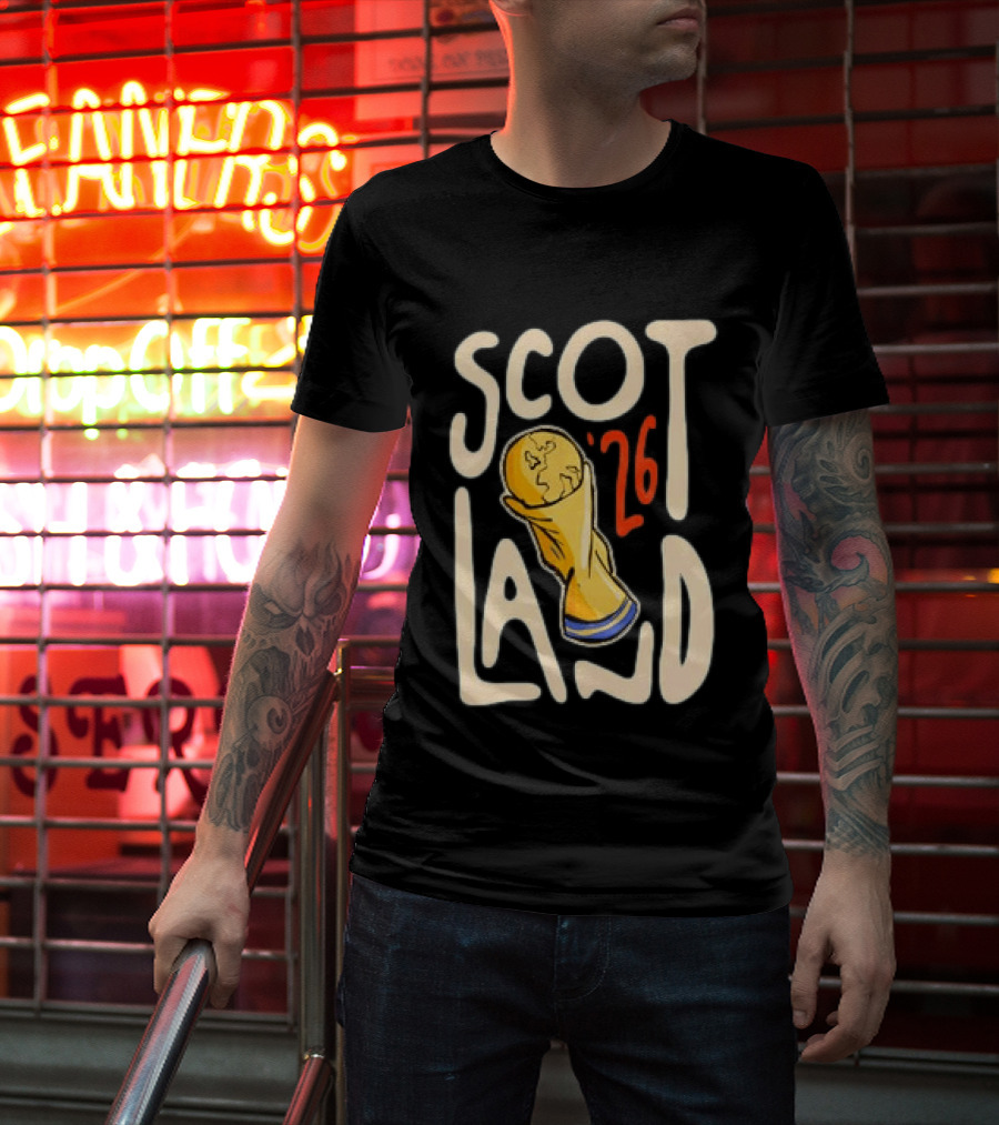 Scotland 2026 Trophy Cup Celebration T-Shirt