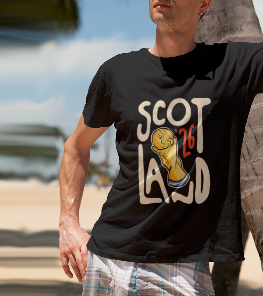 Scotland 2026 Trophy Cup Celebration T-Shirt